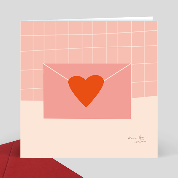 Carte d'Amour Marie-Lou Création x Popcarte - Enveloppe