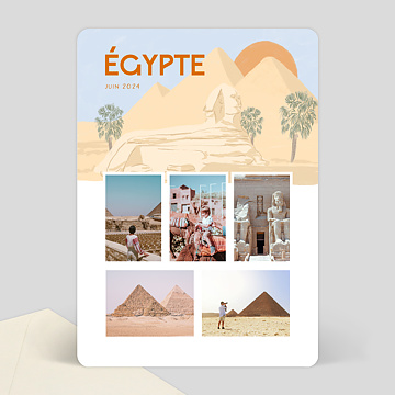 Carte Postale Égypte Illustré