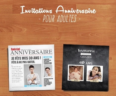 carte d invitation anniversaire electronique