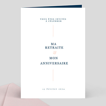 Invitation anniversaire Collection Caractère