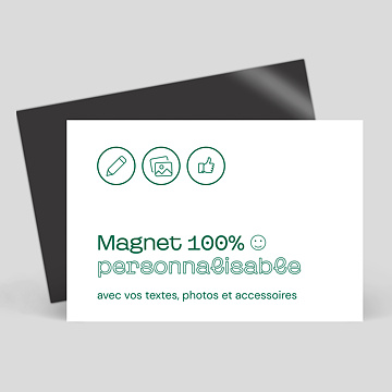 Magnet Carte de Noël  Modèle 100% personnalisable