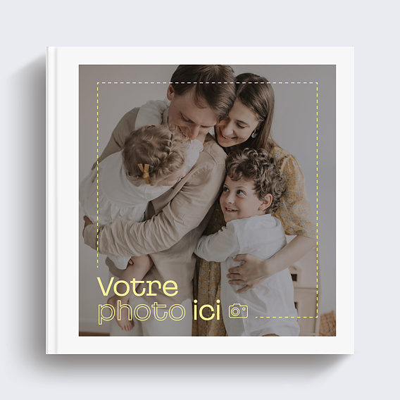 Produits 100% personnalisables Album photo carré