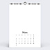 Produits 100% personnalisables Calendrier 100% Personnalisable Mars