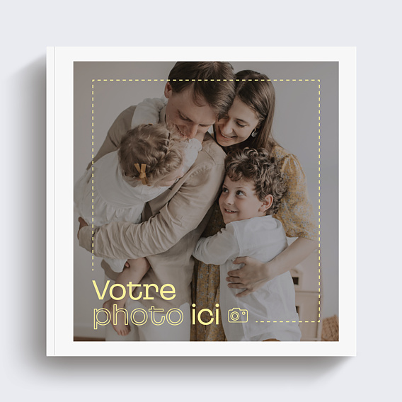 Produits 100% personnalisables Album photo carré