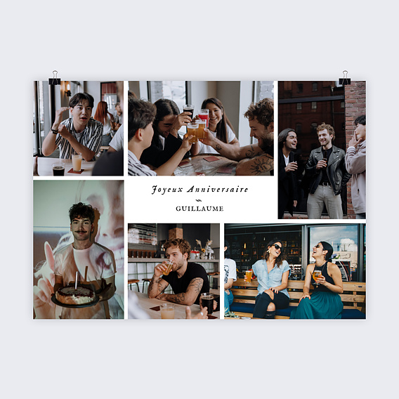 Affiche anniversaire Bandeau