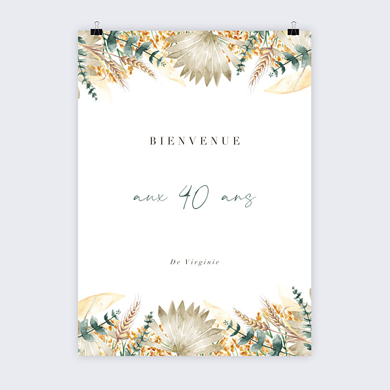 Affiche Anniversaire Bohemia