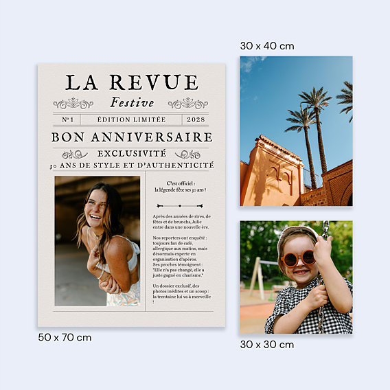 Affiche Anniversaire La revue