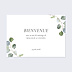 Affiche Anniversaire Couronne eucalyptus