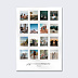 Affiche Anniversaire Grille Polaroid