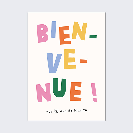 Affiche anniversaire Grand Évènement