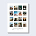 Affiche Anniversaire Grille Polaroid