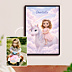 Affiche Anniversaire Portrait avec licorne