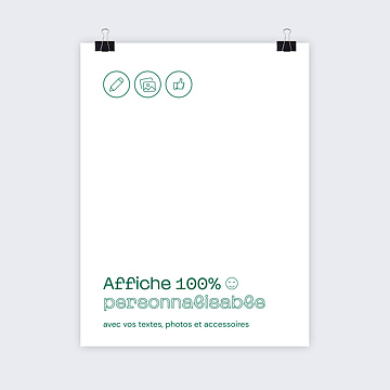 Affiche Anniversaire 100% Personnalisable