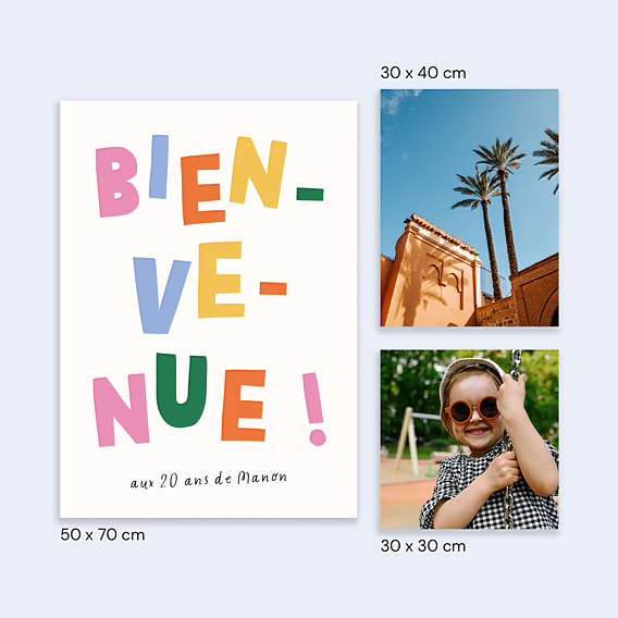 Affiche Anniversaire Grand Évènement