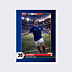 Affiche Anniversaire Portrait en footballeur