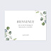 Affiche Anniversaire Couronne eucalyptus