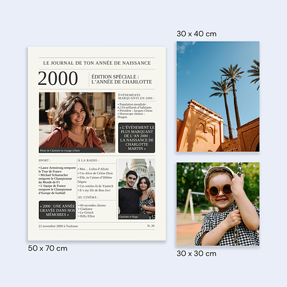 Affiche Anniversaire Le Journal