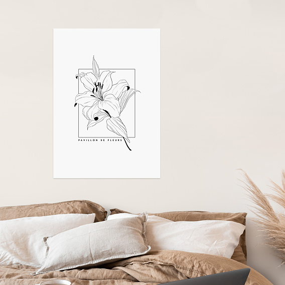 Poster personnalisé Fleur de Lys