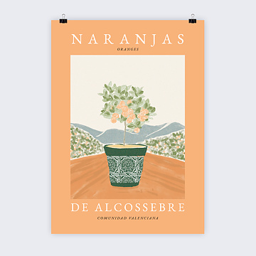 Affiche Dco Les Oranges