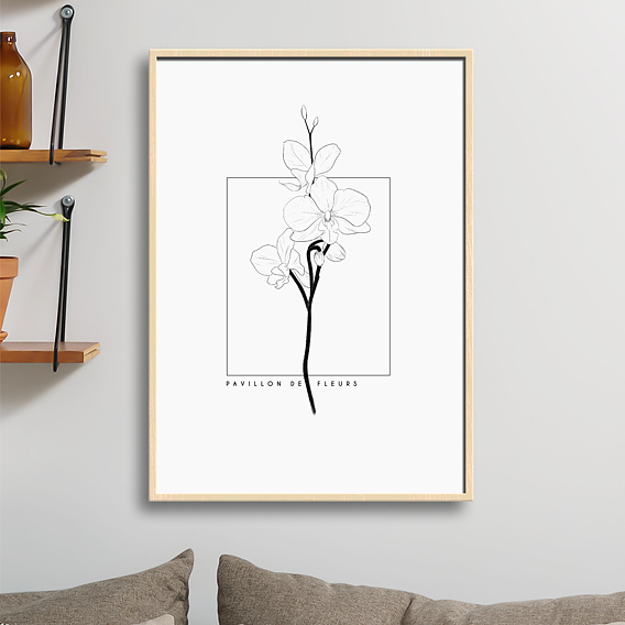 Poster personnalisé Orchidée Après 1