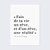 Poster famille Citation Rêve