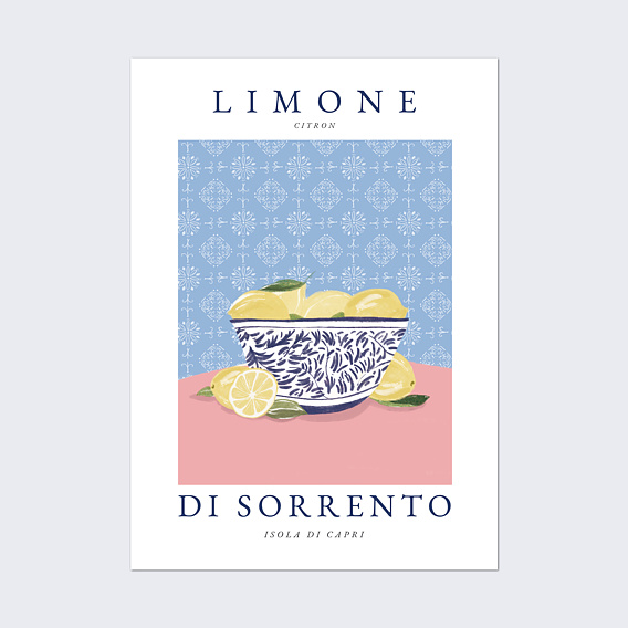 Poster famille Les Citrons