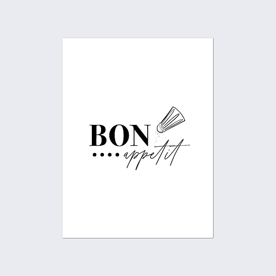 Poster famille Citation Cuisine