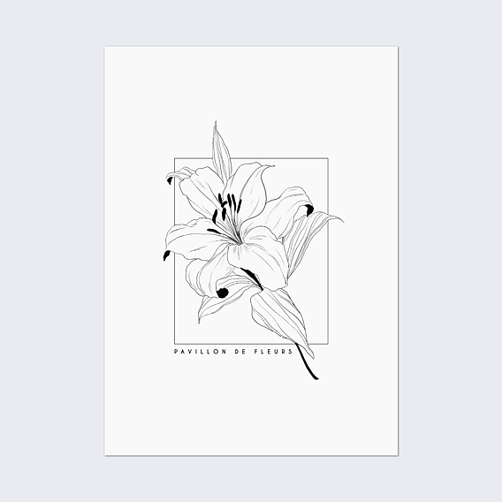 Poster famille Fleur de Lys