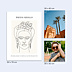 Poster famille Line Art Frida