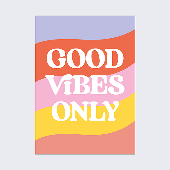 Poster famille Good Vibes