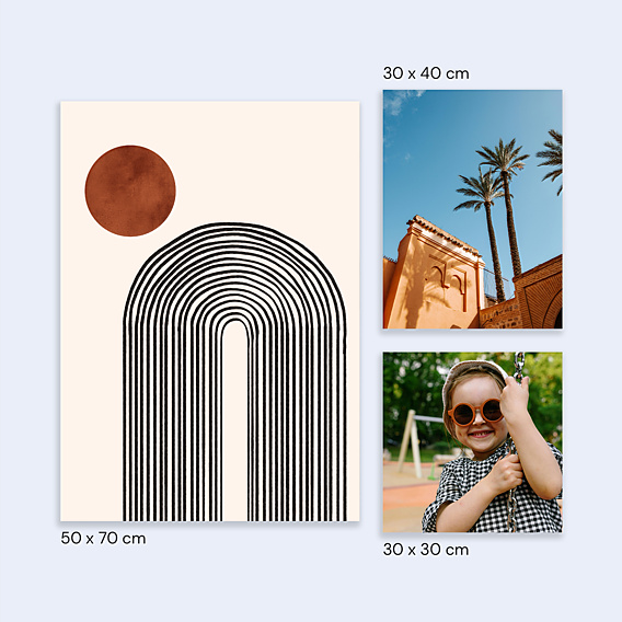 Poster famille Abstrait Arche