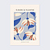 Poster famille Fleurs Rétro d'Asie
