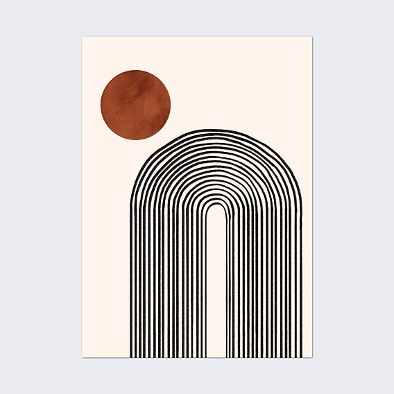 Poster famille Abstrait Arche