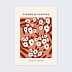 Poster famille Fleurs Rétro d'Amérique