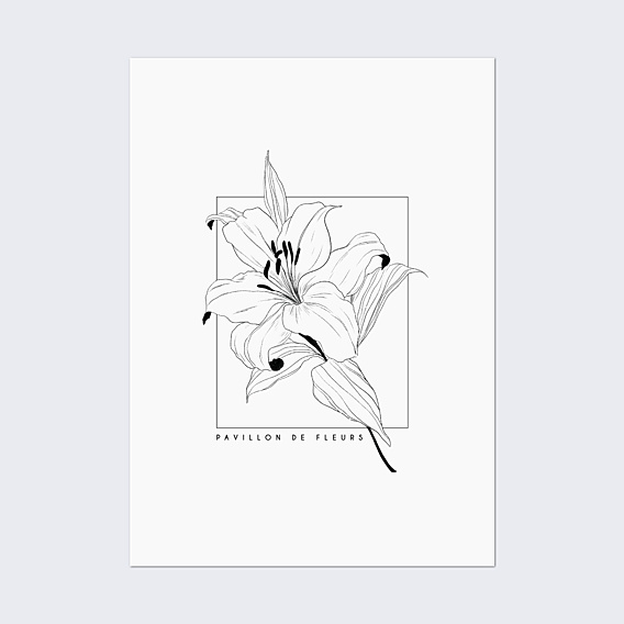 Poster famille Fleur de Lys