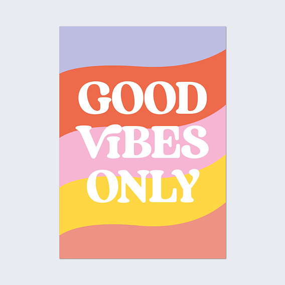 Poster famille Good Vibes