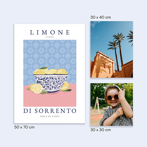 Poster famille Les Citrons