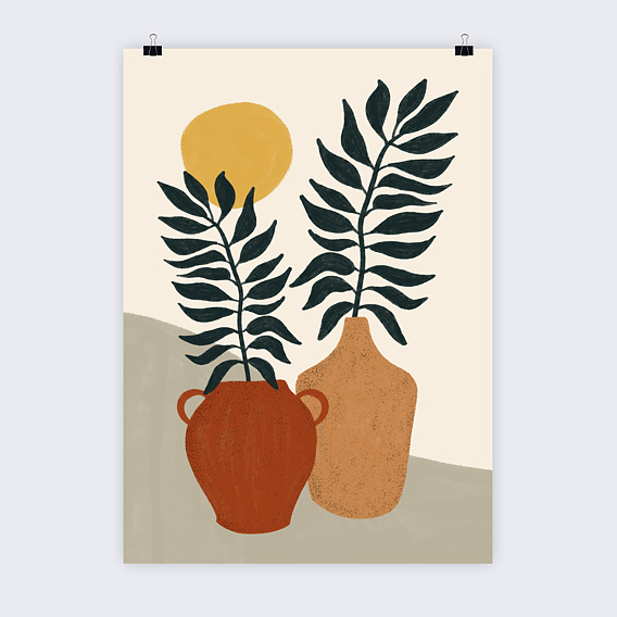 Affiche famille Céramique Recto