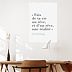 Poster personnalisé Citation Rêve