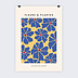 Poster personnalisé Fleurs Rétro d'Europe Recto