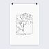 Poster personnalisé Pivoine
