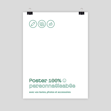 Affiche Dco 100% Personnalisable