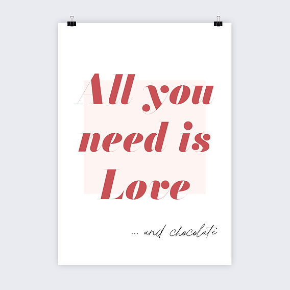 Affiche famille All you need Recto