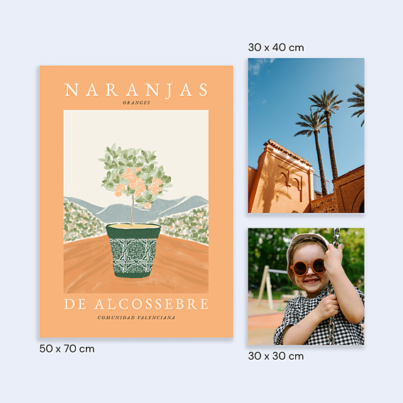 Poster famille Les Oranges