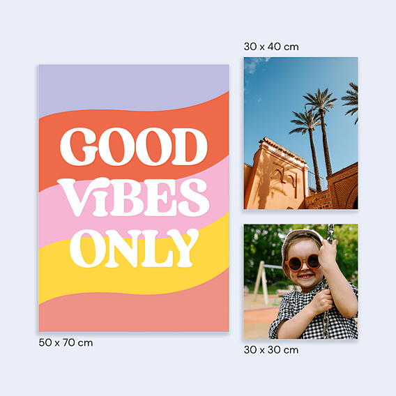 Poster famille Good Vibes