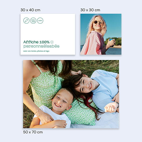 Affiche entreprise 100% Personnalisable Paysage