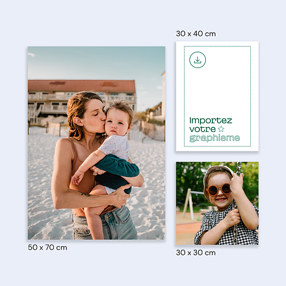 Affiche entreprise Importez votre graphisme