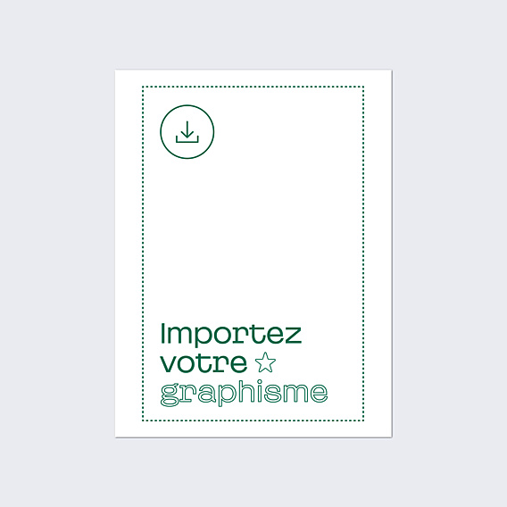 Affiche entreprise Importez votre graphisme