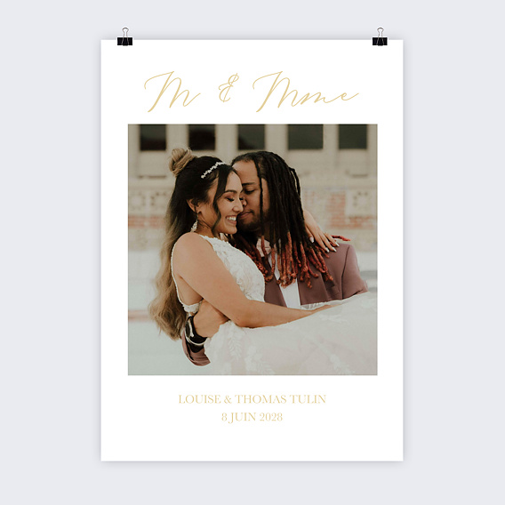 Affiche mariage Joli Oui