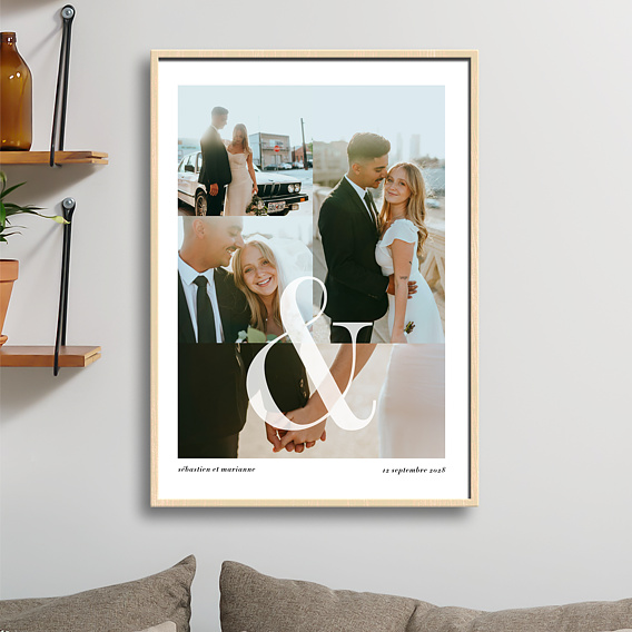 Affiche mariage Esperluette Après 1